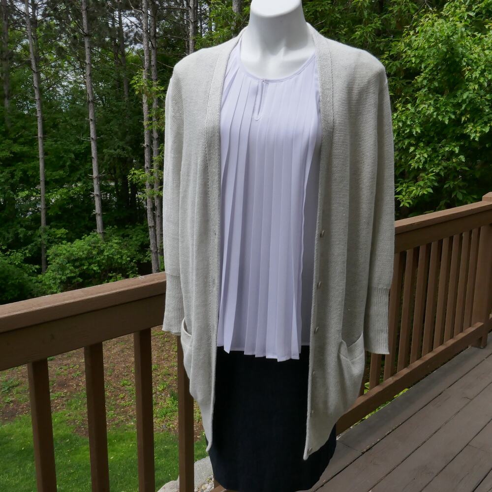 Lightweight Button Front Cardigan